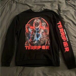 Terrifier Graphic Crewneck Sweater Men’s/Unisex Medium Art the clown Spirit